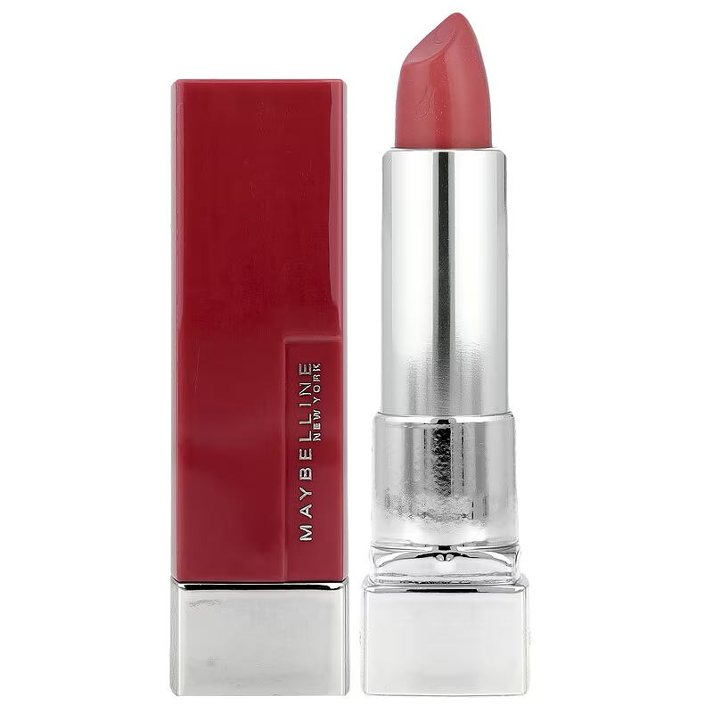 Luxe Lips vibrant coral-pink lipstick in sleek packaging