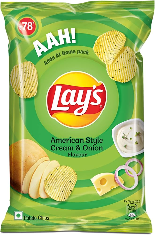 A variety of colorful Lay's interactive snack bags